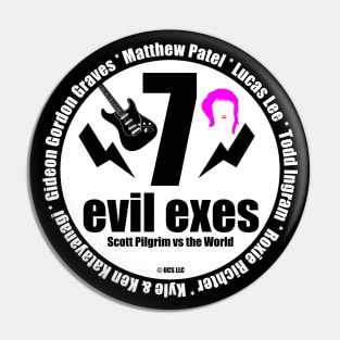 Scott Pilgrim 7 evil exes Pin