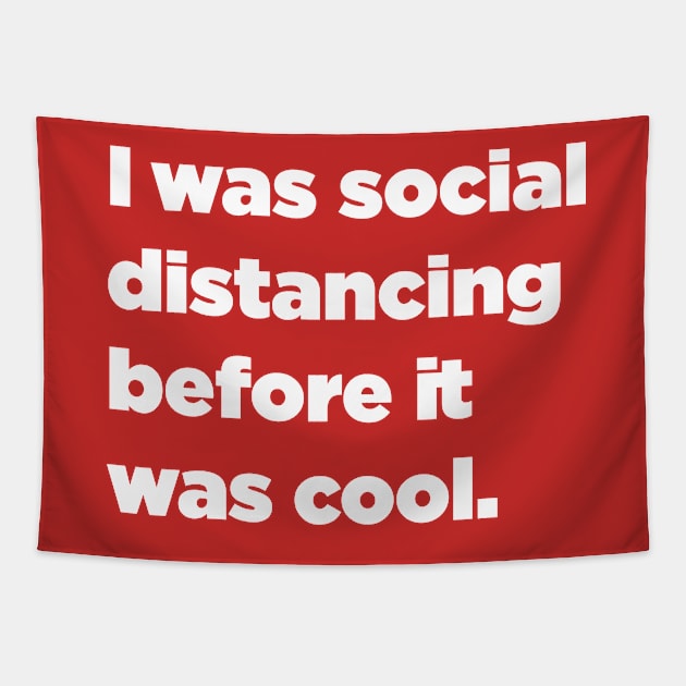 I was social distancing before it was cool hipster Tapestry by SubtleSplit