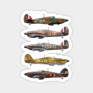 Hawker Hurricane is a British WW2 fighter aircraft Magnet