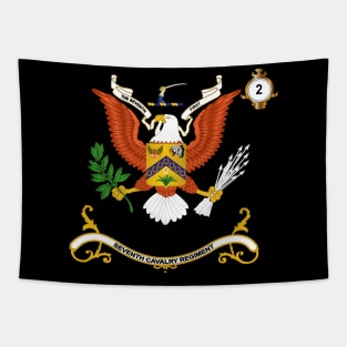 Army - Regimental Colors -2nd Battalion, 7th Cavalry Regiment  - SEVENTH FIRST X 300 Tapestry