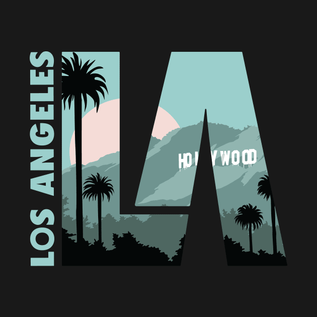 Los Angeles Vintage Style Design by Terrybogard97