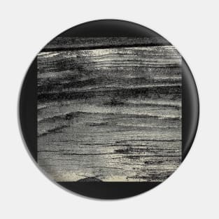 Abstract Stripes Modern Black & Ivory Smoky Pin