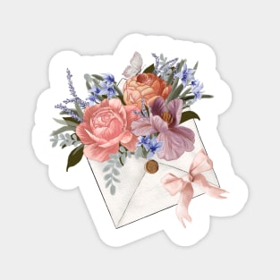 Flowers print. Romantic and beautiful Magnet