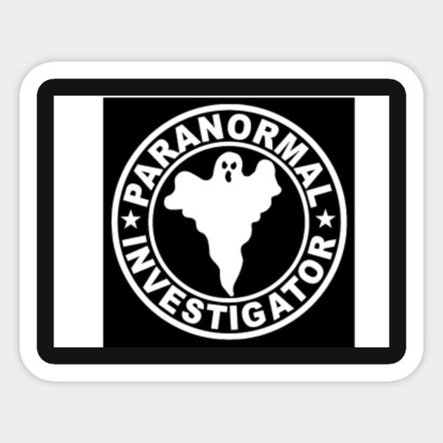 Ghost Decal Paranormal Sticker Teepublic
