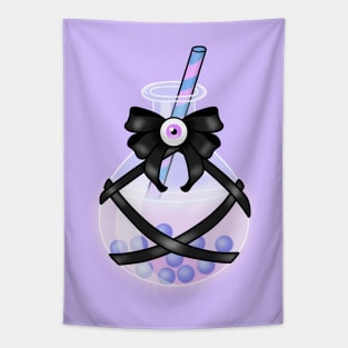 Pastel Goth Boba Tapestry