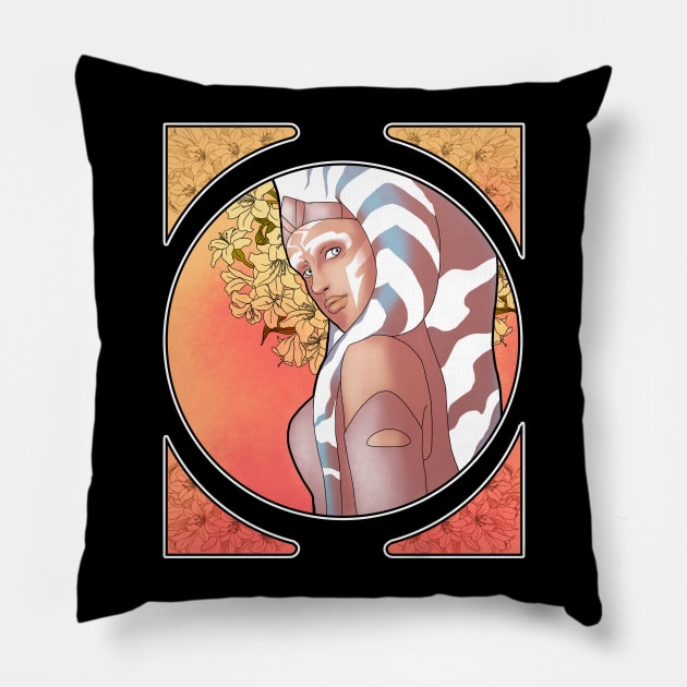 "Snips" Nouveau Pillow by quietduna