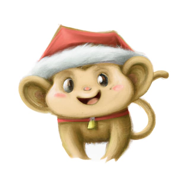 Cute Monkey Drawing by Play Zoo