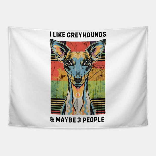 Italian greyhound Tapestry by Noshiyn