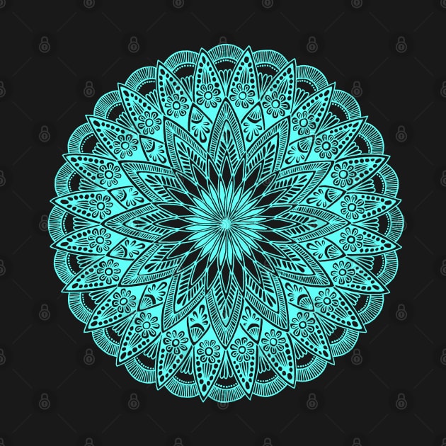 Mandala (light turquoise) by calenbundalas