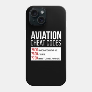 Aviation Cheat Codes Phone Case