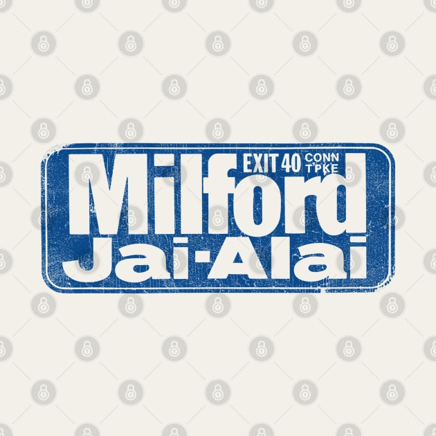 Milford Jai-Alai - 1970s Aesthetic by DrumRollDesigns