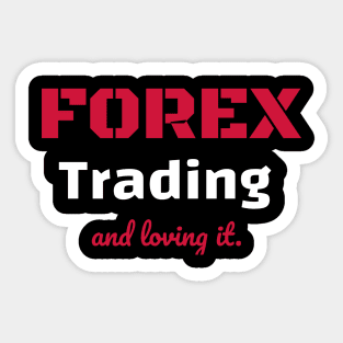 Fx , forex or foreign exchange trading round distressed logo - Forex  Trading - Sticker