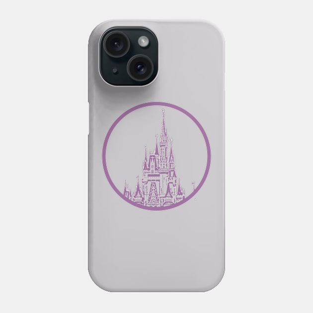 Purple and Grey Magic Castle Phone Case by FandomTrading