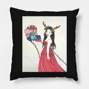 Going towards Christmas Pillow