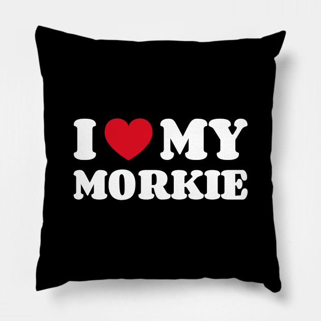 Morkie Pillow by ninarts