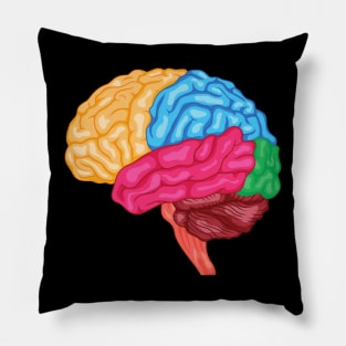 Human brain Anatomy Pillow