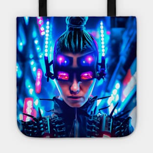 Cyberpunk Hotties (32) - Beautiful Sci fi Women Tote