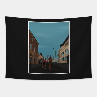 Nick and Charlie- Heartstopper beach scene - Herne Bay Tapestry