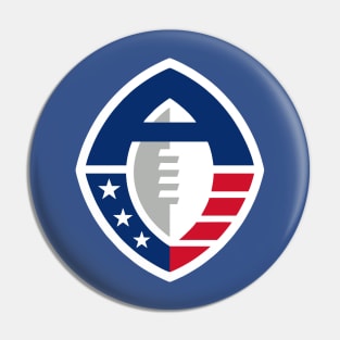 Alliance of American Football Defunct 2019 Logo Pin
