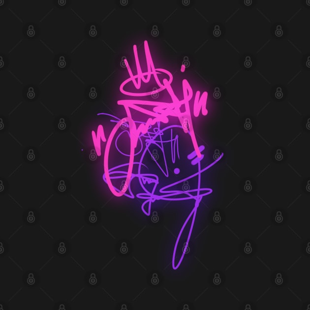 Graffiti Tag / Neon Letter by DenielHast