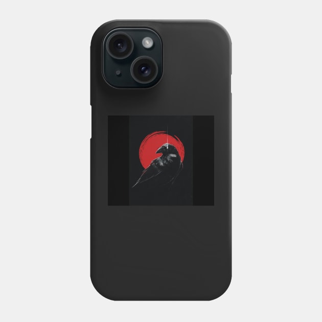 Crow Phone Case by daghlashassan