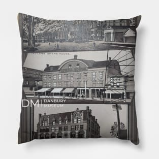 Danbury Iconic Buildings Pillow