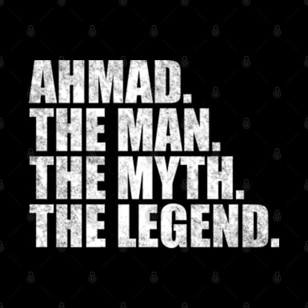 Ahmad Legend Ahmad Name Ahmad given name by TeeLogic