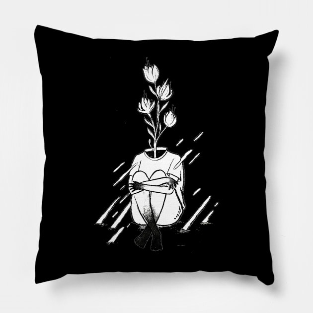 Meditate Pillow by marcoliverfernandez