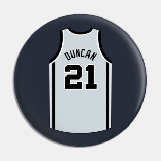 Tim Duncan San Antonio Jersey Qiangy Pin