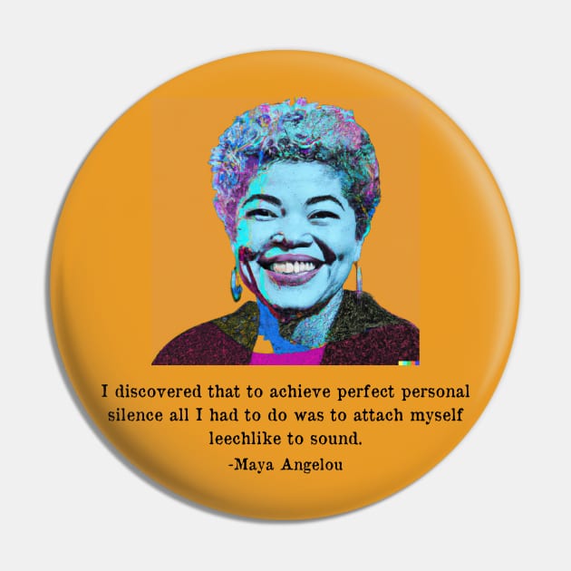 Maya Angelou Silence Quote - Famous Writer Quotes Pin by WrittersQuotes