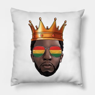 Black King Black Father Black Leader Black History Month Pillow