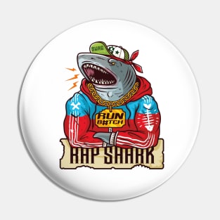 Rap Shark Pin