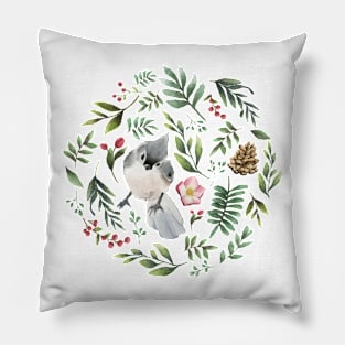 Christmas Birdie Pillow