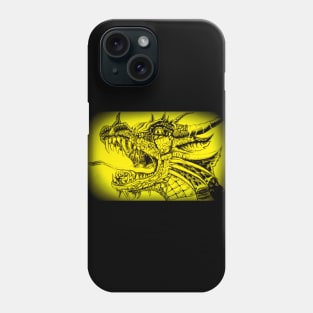 Yellow dragon Phone Case