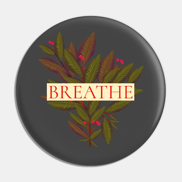 Breathe Pin by Precious Elements