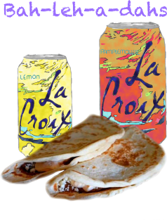 La Croix and Baleadas Magnet