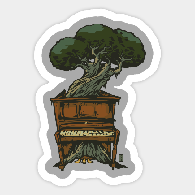 The Sweet Sound of Decay - Surrealism - Sticker