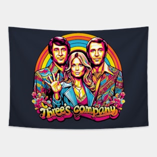 Retro Three's Company Tapestry