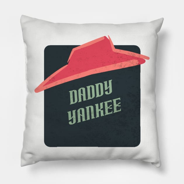 daddy yankee Pillow by Bike Ilustrada