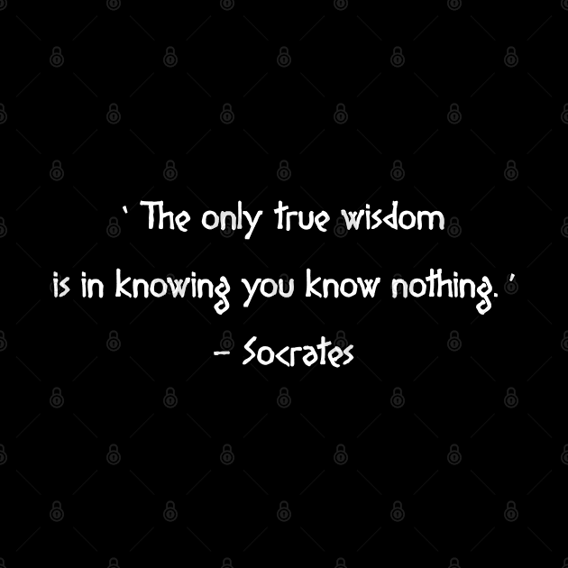 Socrates Wisdom Quote by Scar