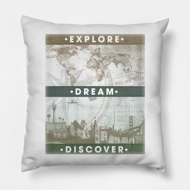 Traveller Pillow by MisfitInVisual