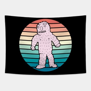 bigfoot funny cute Tapestry