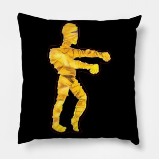 Egyptian Halloween Mummy in Gouache style Pillow