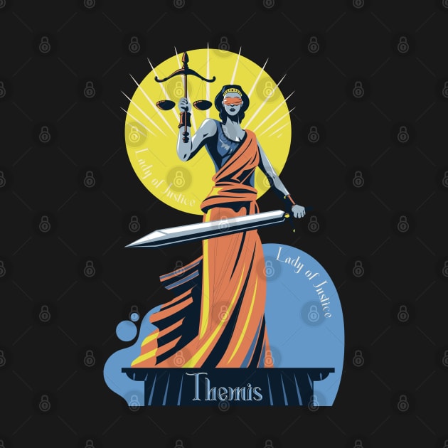 Themis Lady of Justice - Mythology by Ravensdesign