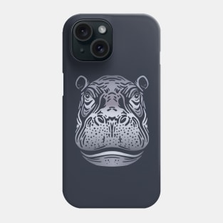 Hippopotamus Face Phone Case