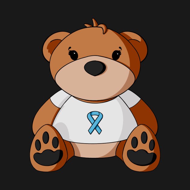 Prostate Cancer Awareness Teddy Bear by Alisha Ober Designs