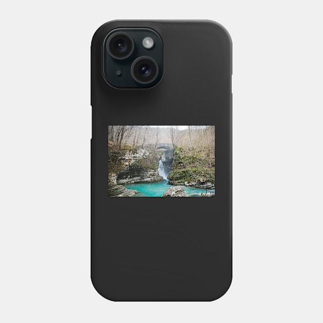 Waterfall on Kozjak River Phone Case by jojobob