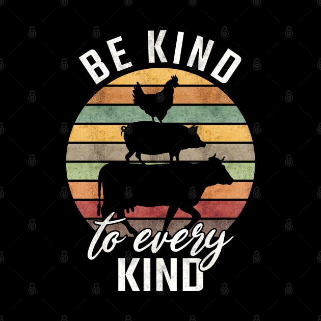 Be Kind to every Kind Vegan Retro by Stoney09