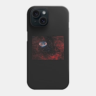 Crescent Nebula in the constellation Cygnus Phone Case