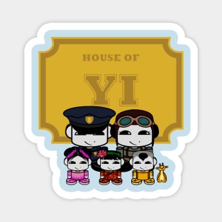 O'BABYBOT: House of Yi Family Magnet